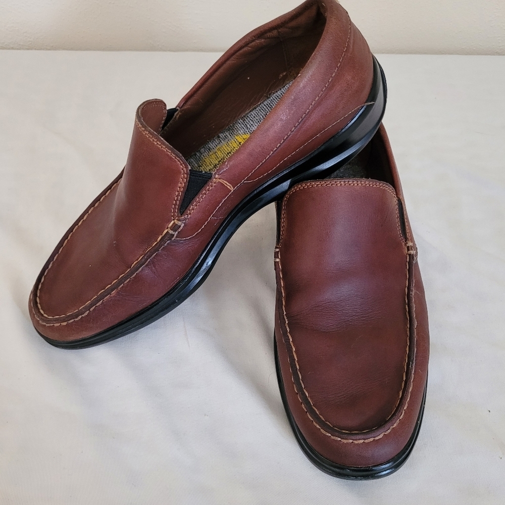 Cole Haan Mens 8 1/2M Grand OS Santa Barbara‎ Harvest Brown Driving Loafer